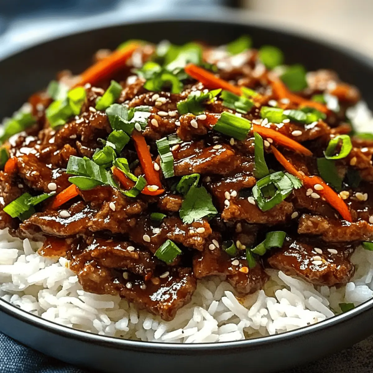Crispy Chilli Beef Rice