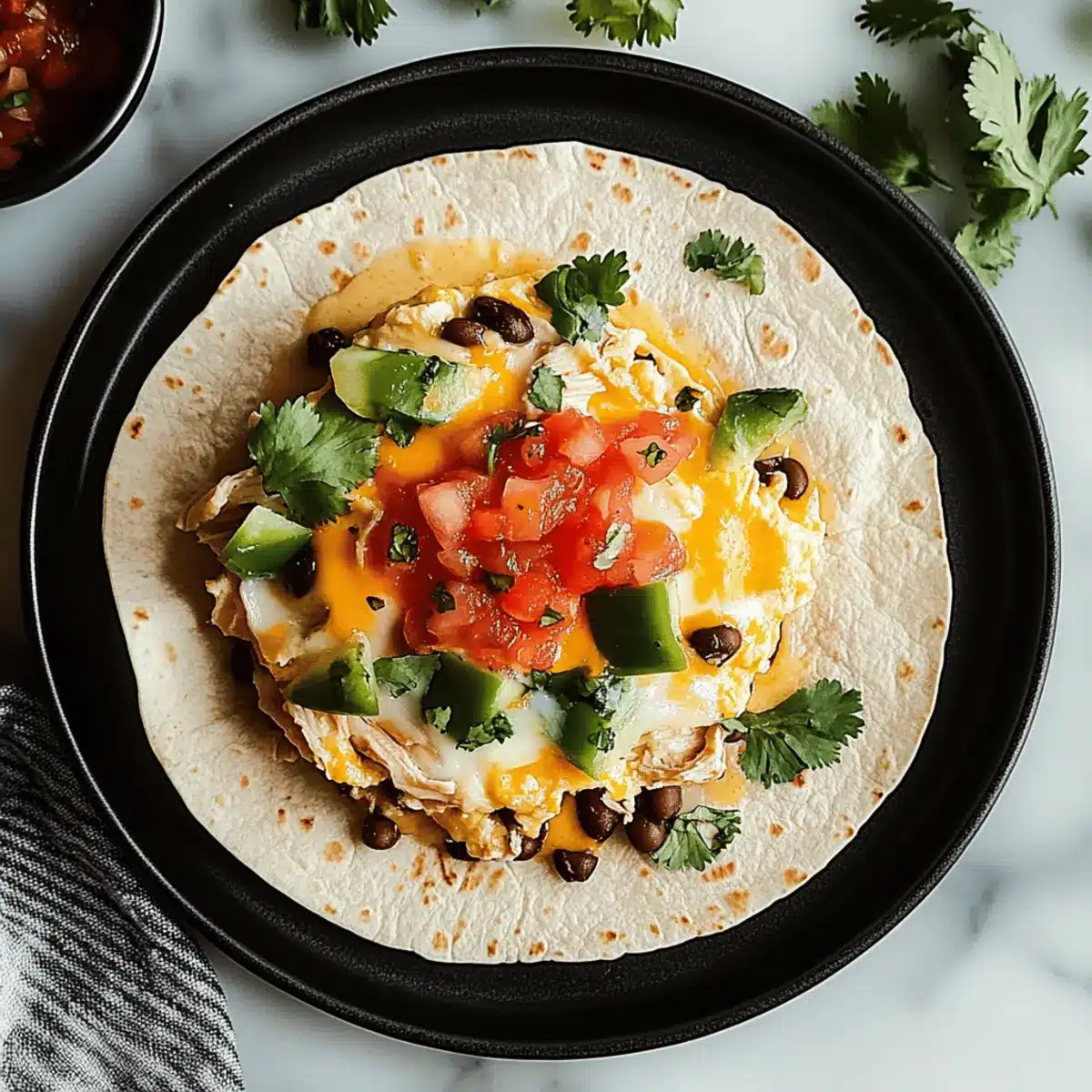High-Protein Breakfast Burrito