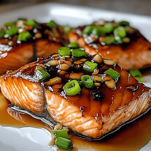 Crispy Honey Garlic Glazed Salmon