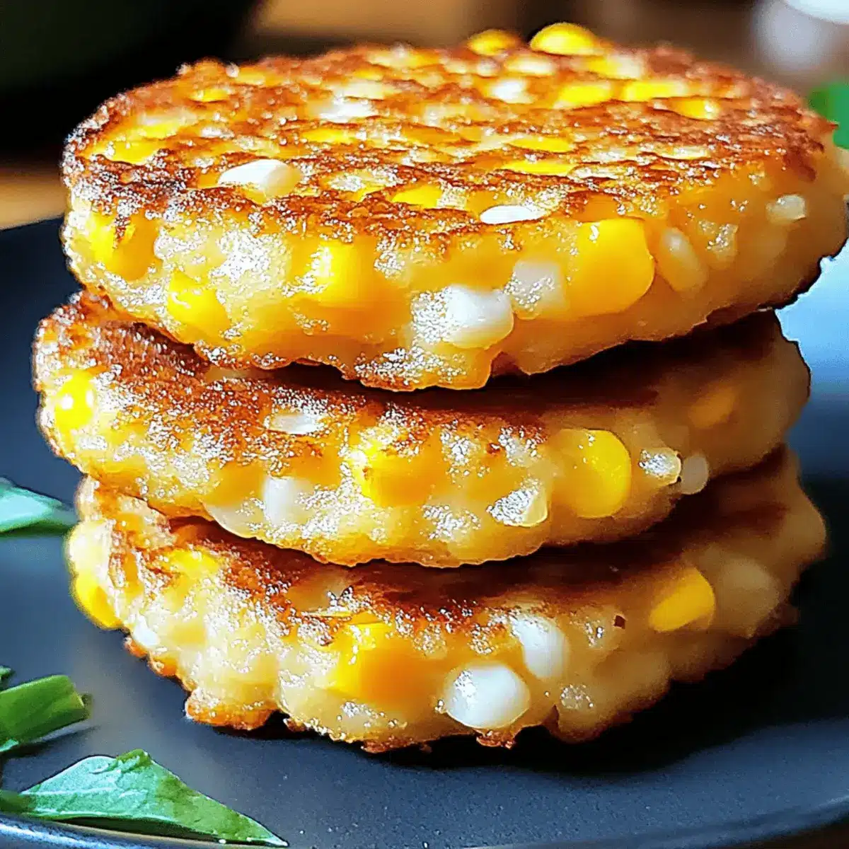 Cheesy Corn Fritters Recipe