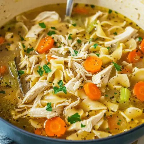 Chicken Noodle Soup with Egg Noodles