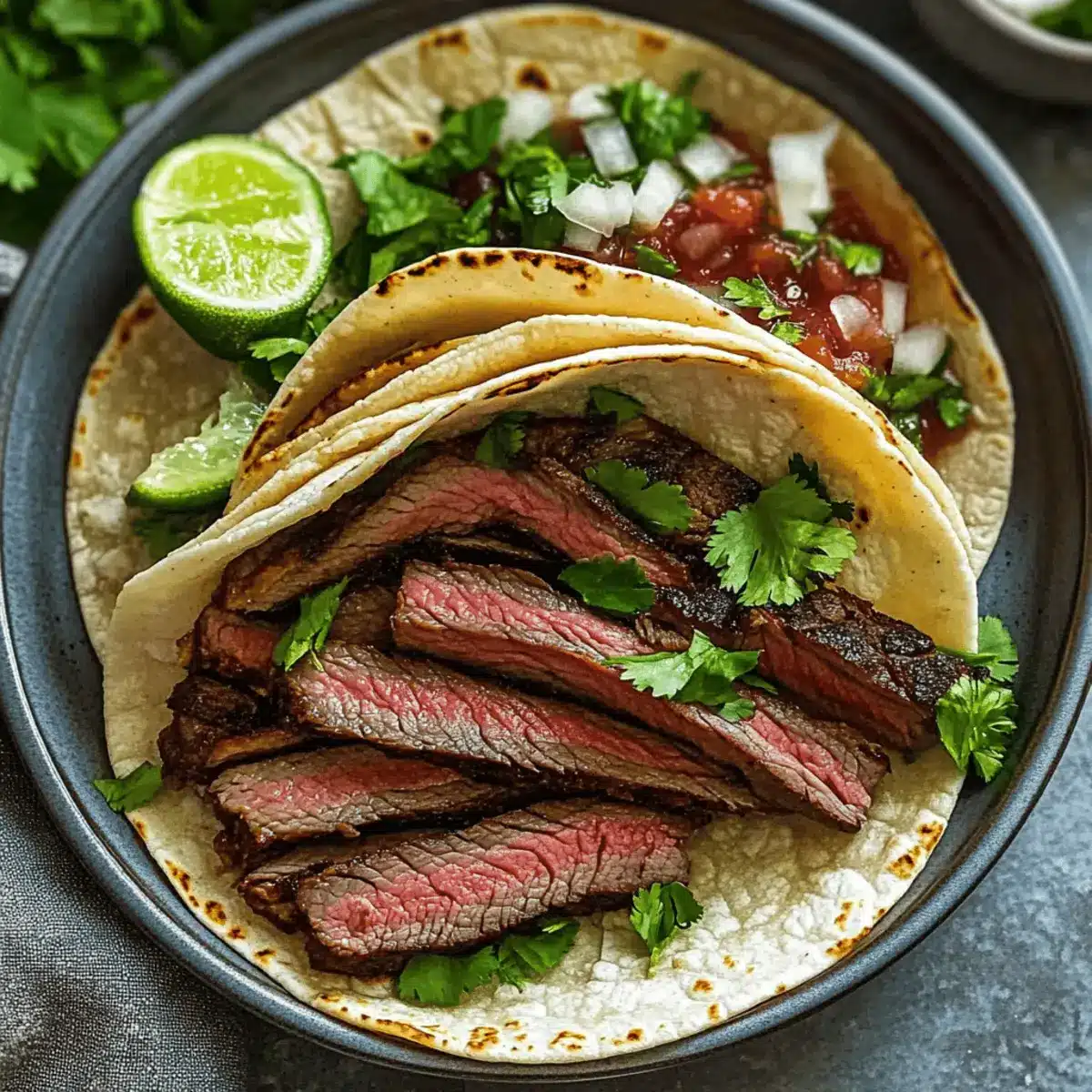 Skirt Steak Tacos