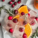 Cranberry Ice Cubes