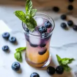 Iced Blueberry Green Tea