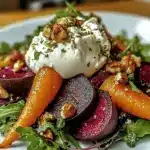 Roasted Beets and Carrots Salad