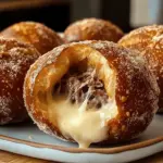 Smoked Brisket Beer Cheese Pretzel Bombs