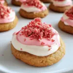Strawberry Shortcake Crunch Cookies