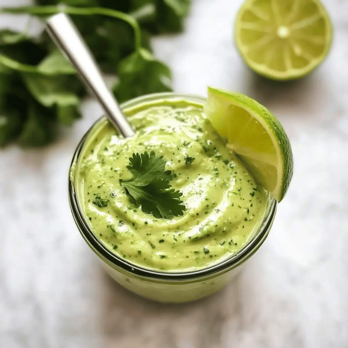 Simple Avocado Cream Sauce