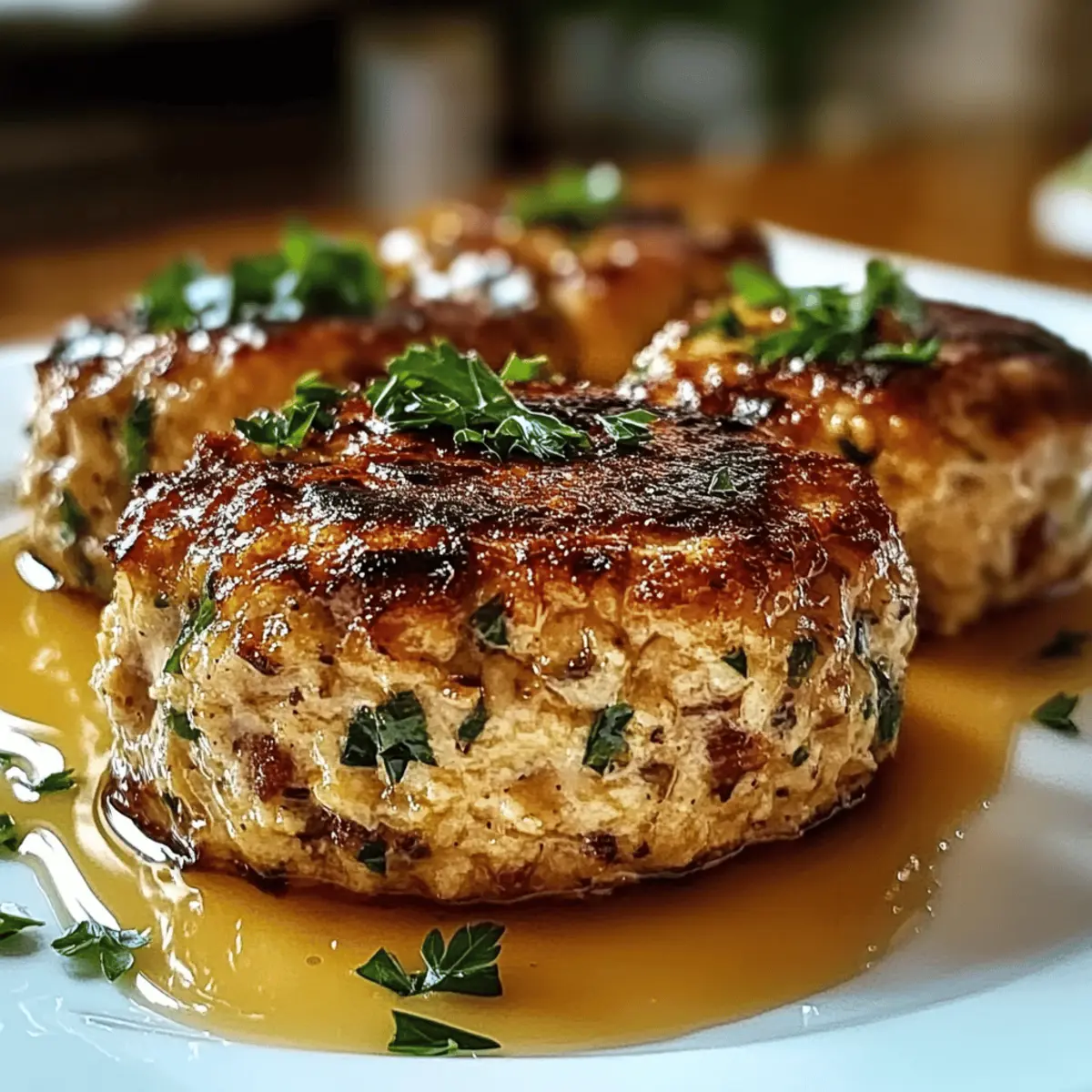 Garlic Parmesan Chicken Meatloaf