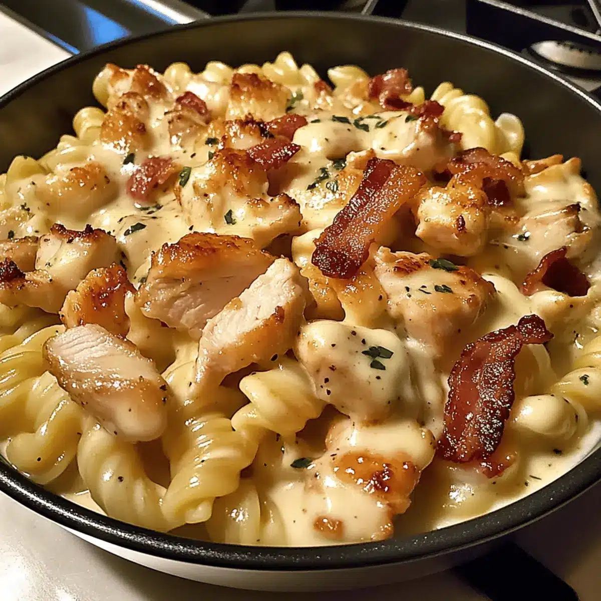 Chicken Bacon Ranch Pasta