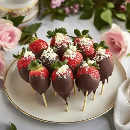 Chocolate-Covered Strawberry Bouquet