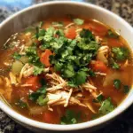 Shredded Chicken Soup