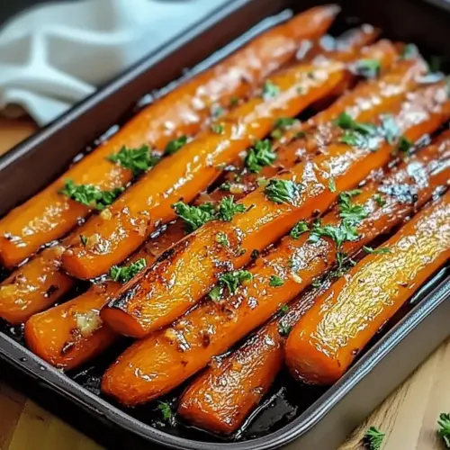 Maple Dijon Roasted Carrots