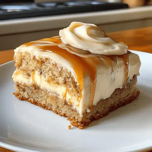 Salted Caramel Banana Cake
