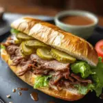 cajun roast beef po boy