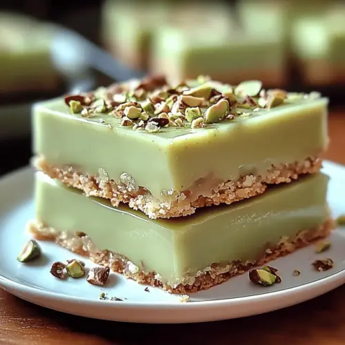 Pistachio Pudding Sugar Cookie Bars
