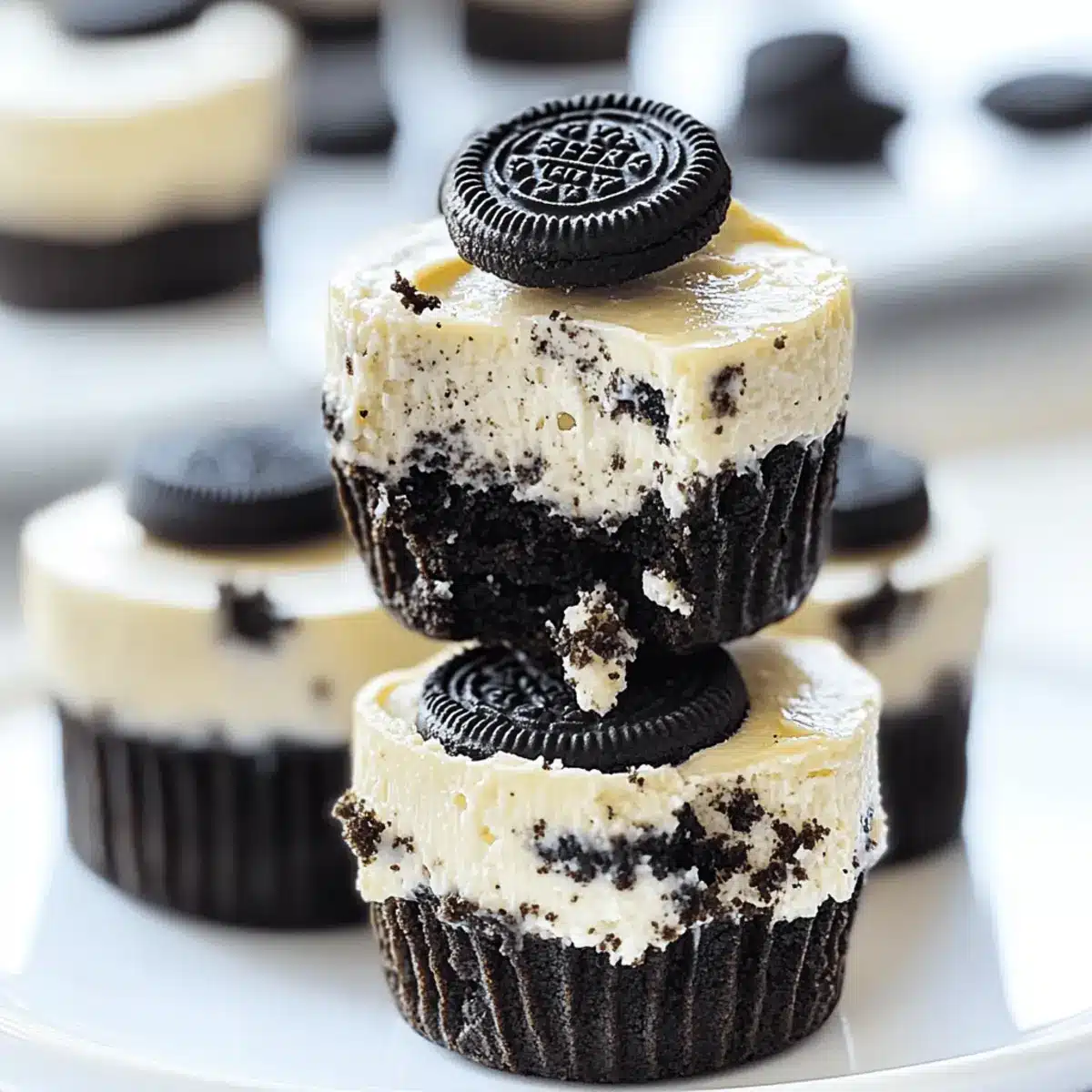 MINI OREO CHEESECAKES