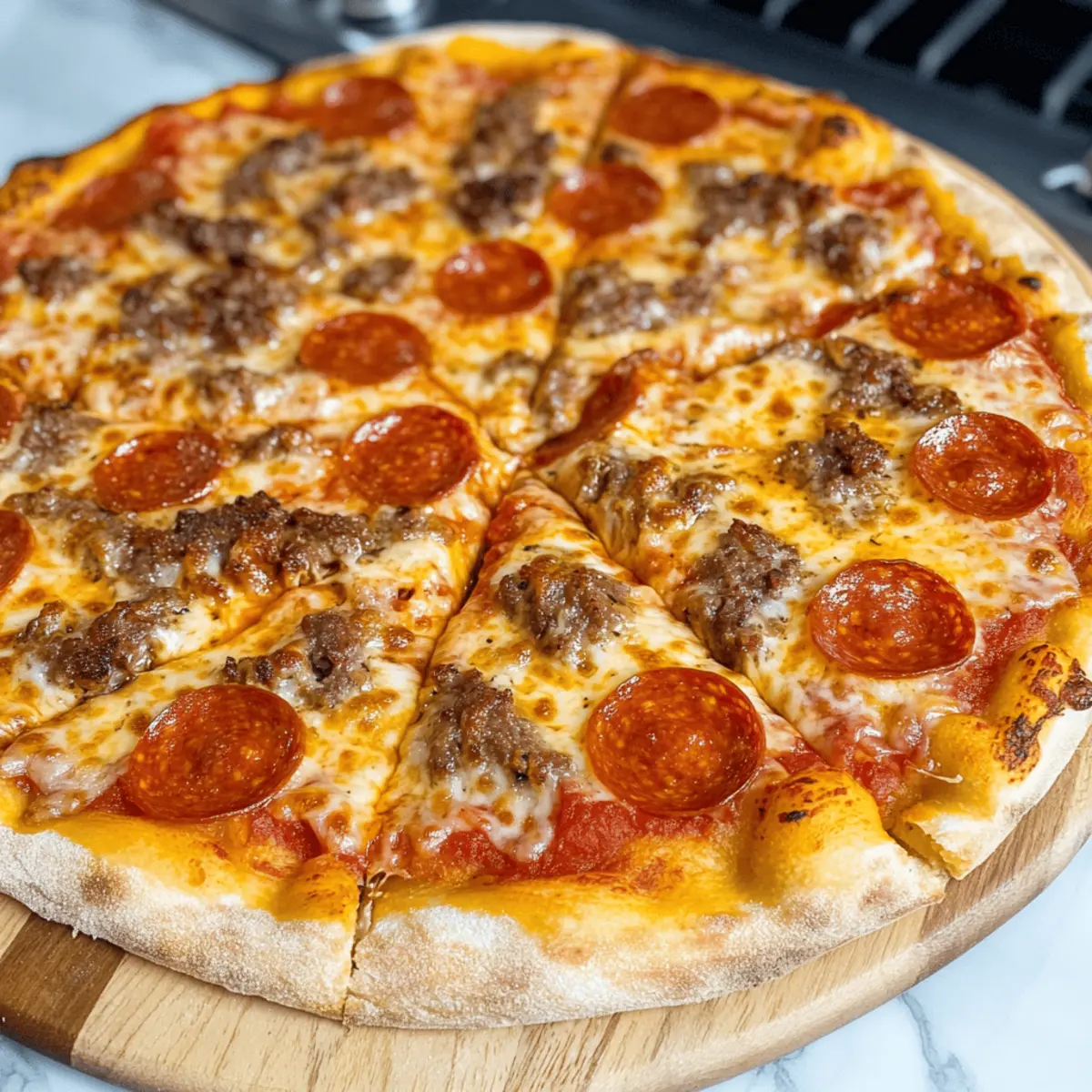 Chicago Thin Crust Pizza