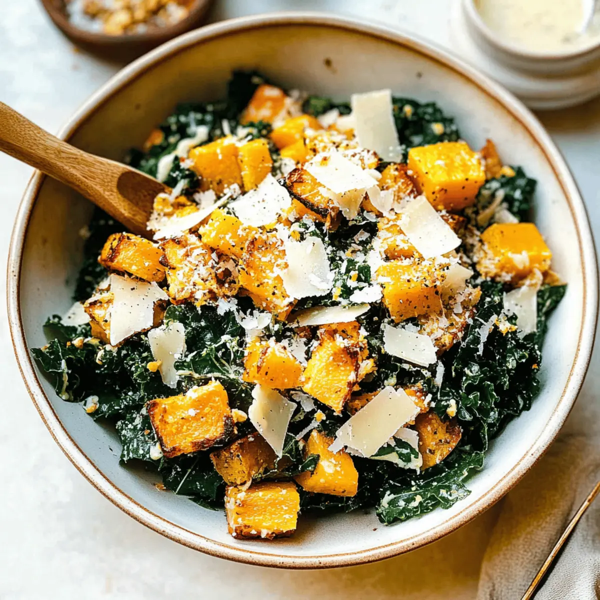Caesar Salad with Roasted Squash