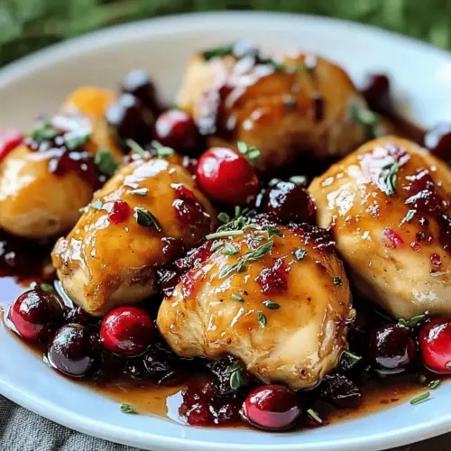Cranberry Orange Chicken
