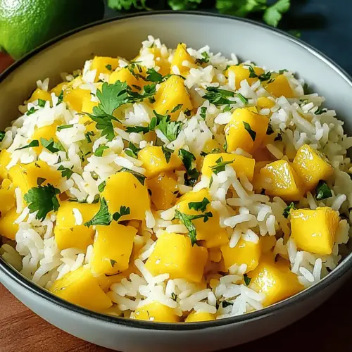 Mango Lime Rice