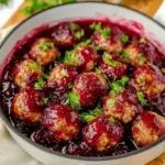 Quick Cranberry Meatballs