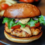 Spicy Chipotle Chicken Burger
