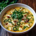 Spicy Jalapeño Popper Chicken Soup