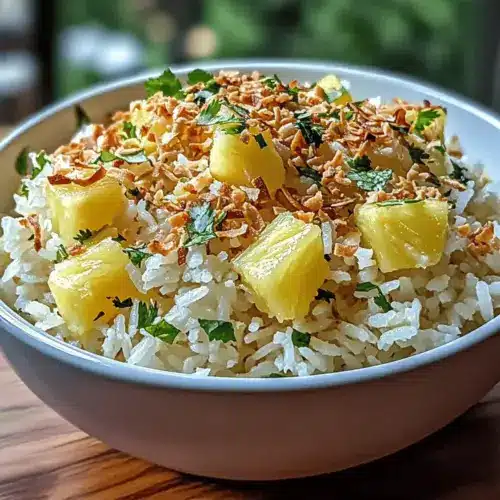 Tropical Coconut Pineapple Rice