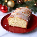 Christmas Eggnog Bread with Rum Glaze
