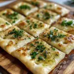 Air Fryer Garlic Flatbread