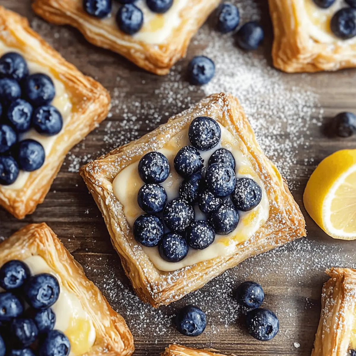 Blueberry Lemon Cream