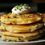 Cheese & Chive Pancakes