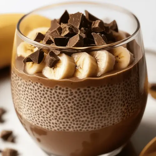 Chocolate Peanut Butter Chia Seed Pudding