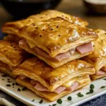 Ham and Cheese Puff Pastry Pockets