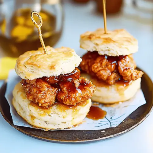 Hot Honey Chicken Biscuits