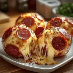 Pepperoni Pizza Bombs