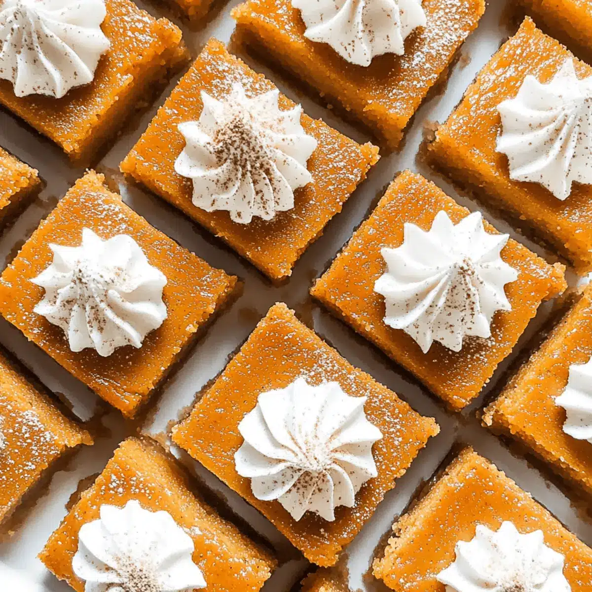 Pumpkin Pie Bars