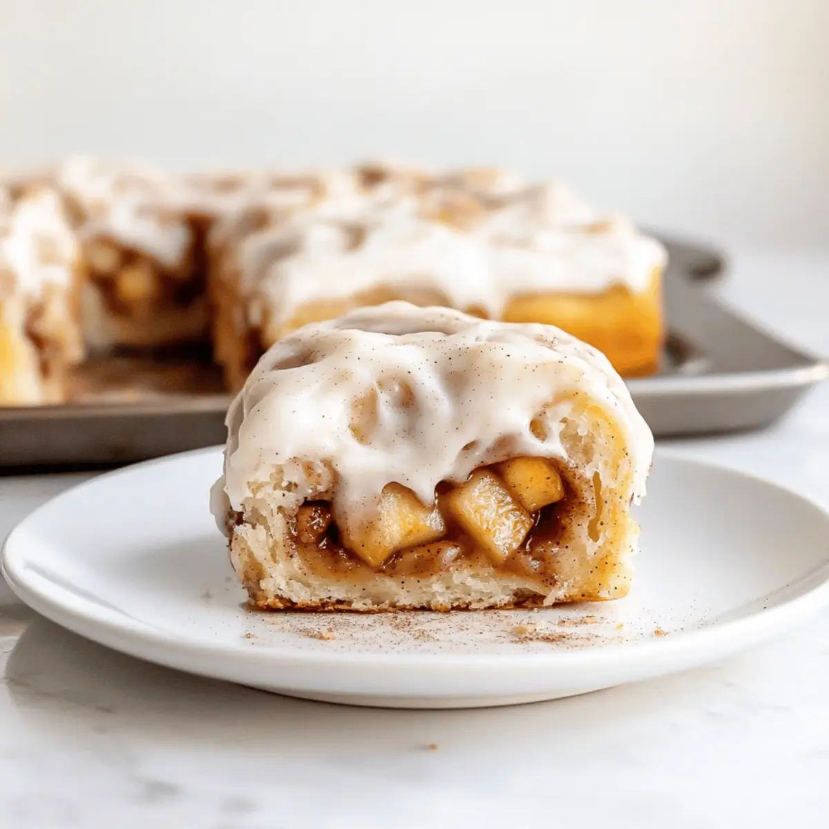 Soft-Baked Apple Cinnamon Rolls