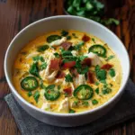 Spicy Jalapeño Popper Chicken Soup