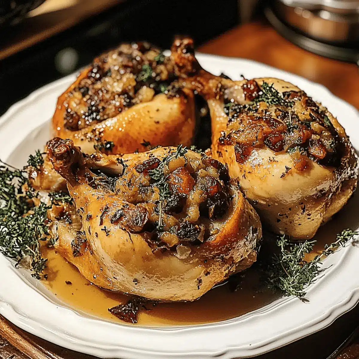 Stuffed Cornish Game Hens