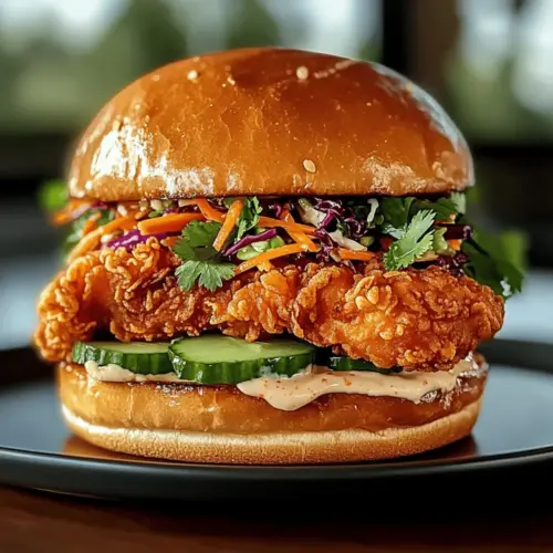 Thai Fried Chicken Sandwich