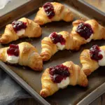 Cranberry Cream Cheese Crescent Bites