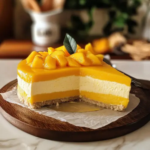 Mango Mousse Cake