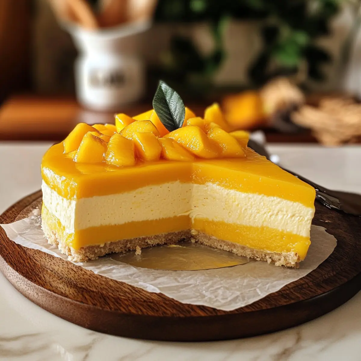 Mango Mousse Cake
