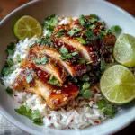 Spicy Maple Chicken & Coconut Rice