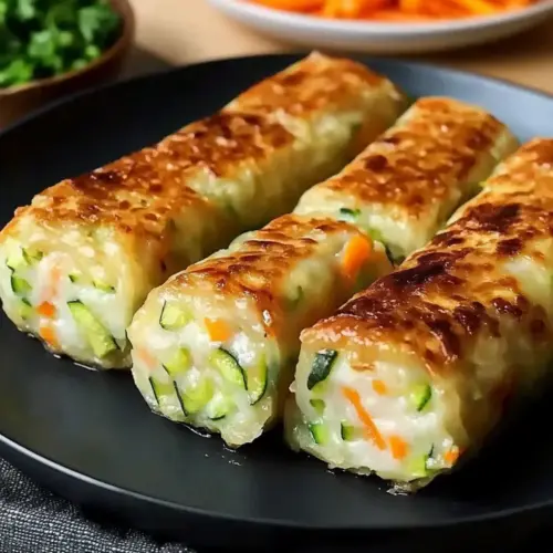 Cheesy Baked Vegetable Rolls