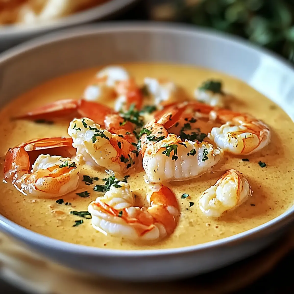 Creamy Seafood Bisque with Crab, Shrimp, and Lobster
