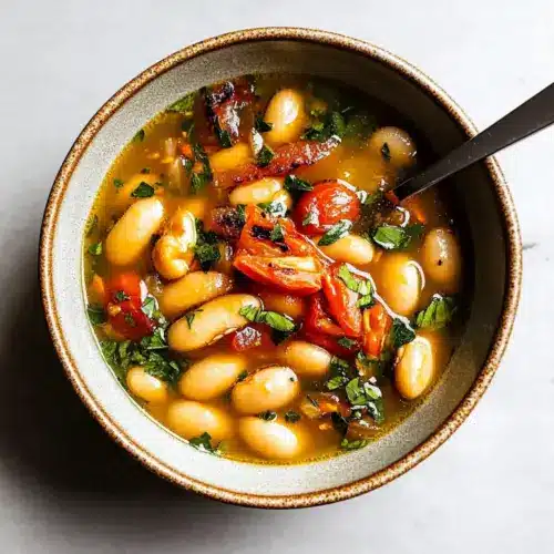 White Miso Brothy Beans