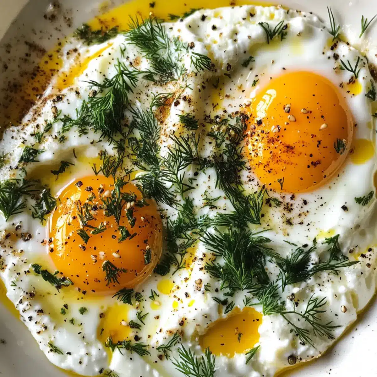 Turkish Eggs with Creamy Yogurt & Butter Sauce